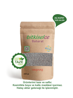 Premium Kalite Doğanın Mucizesi Mavi Haşhaş  200 gr.